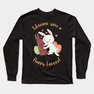 Wishing you a happy Easter Long Sleeve T-Shirt